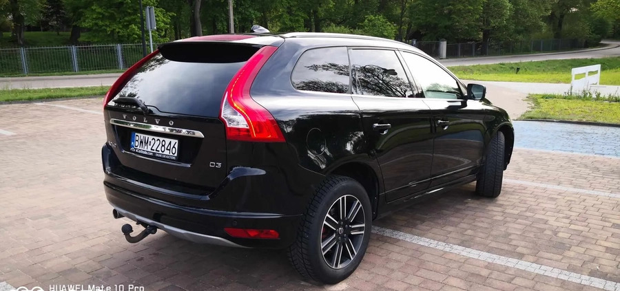 Volvo XC 60 cena 67650 przebieg: 216000, rok produkcji 2017 z Ciechanowiec małe 191